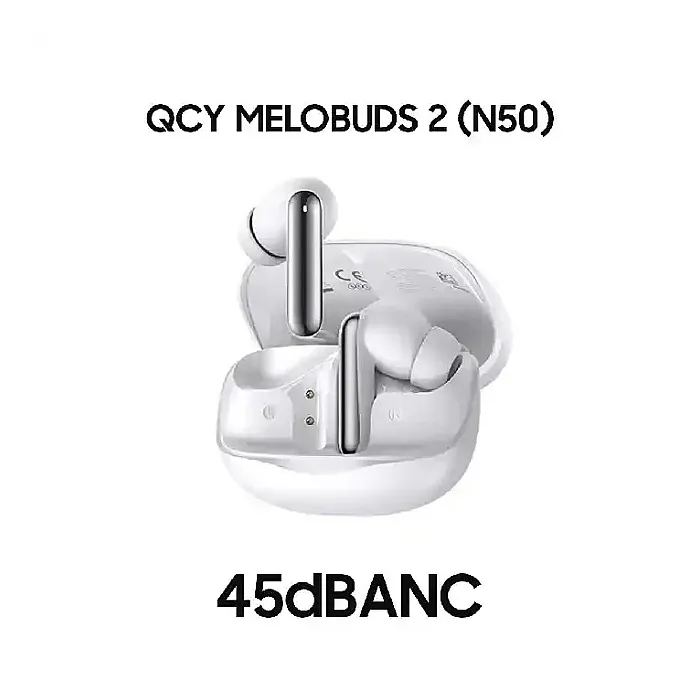 Qcy MeloBuds 2 (N50) 45dB Adaptive Noise Canceling Earbuds